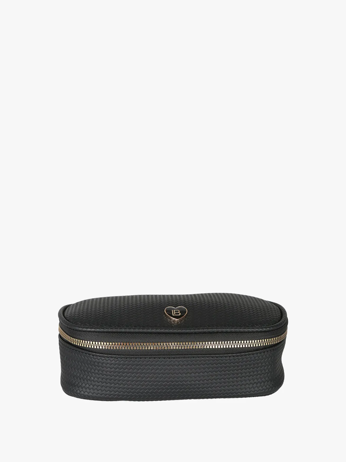 Laura Biagiotti Beauty case da donna in ecopelle con zip - nero