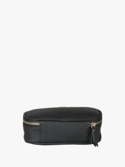Laura Biagiotti Beauty case da donna in ecopelle con zip - nero