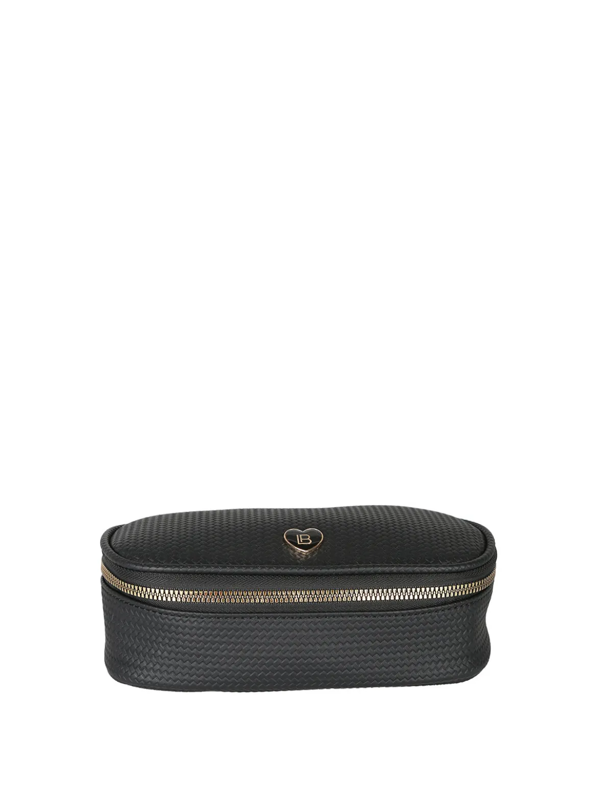 Laura Biagiotti Beauty case da donna in ecopelle con zip - nero