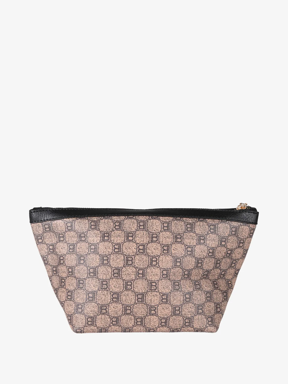 Laura Biagiotti Beauty case donna in ecopelle con logo - nero