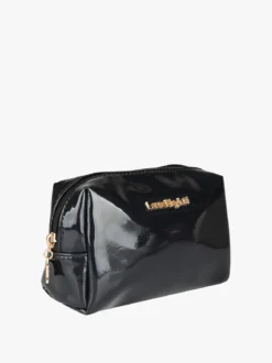 Laura Biagiotti Beauty case piccolo glitterato - nero