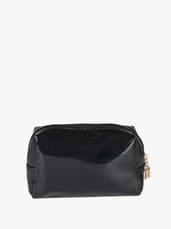 Laura Biagiotti Beauty case piccolo glitterato - nero
