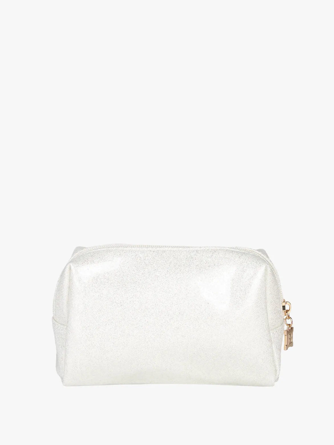 Laura Biagiotti Beauty case piccolo glitterato - perla