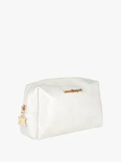 Laura Biagiotti Beauty case piccolo glitterato - perla