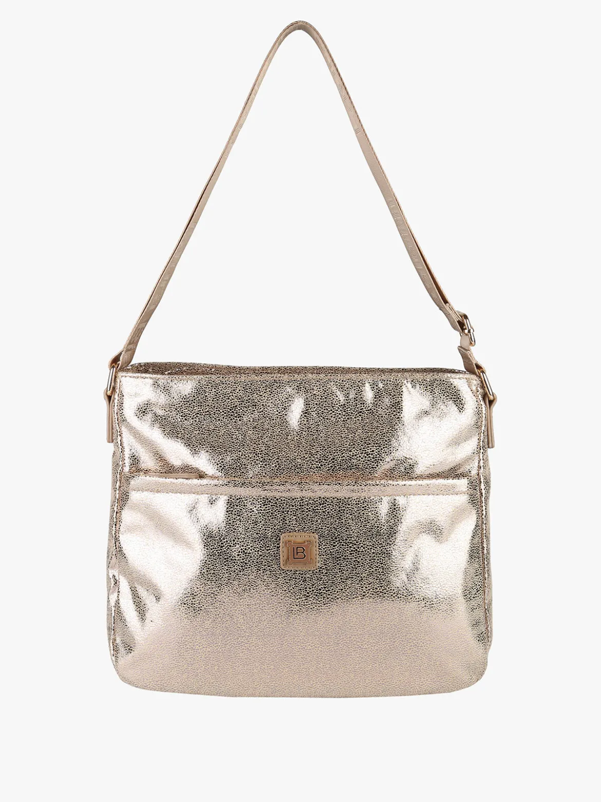 Laura Biagiotti Borsa donna a tracolla effetto laminato