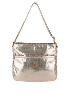Laura Biagiotti Borsa donna a tracolla effetto laminato