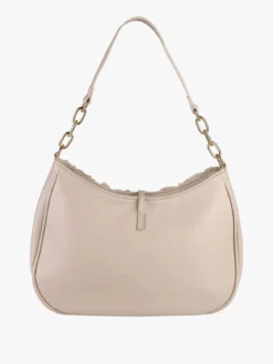 Laura Biagiotti Borsa donna hobo con ecopelo - beige