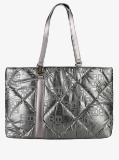 Laura Biagiotti Borsa donna shopping in tessuto impermeabile - antracite