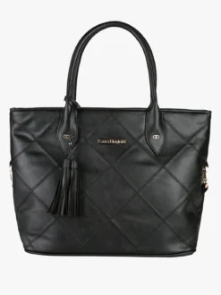 Laura Biagiotti Borsa donna tote con trama a rombi - nero