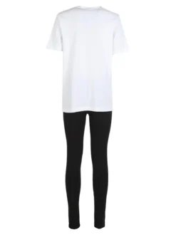 Laura Biagiotti Coordinato donna in cotone con t-shirt e leggings