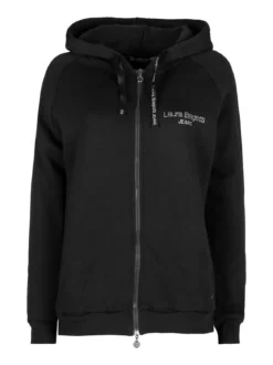 Laura Biagiotti Felpa pesante da donna con cappuccio e zip