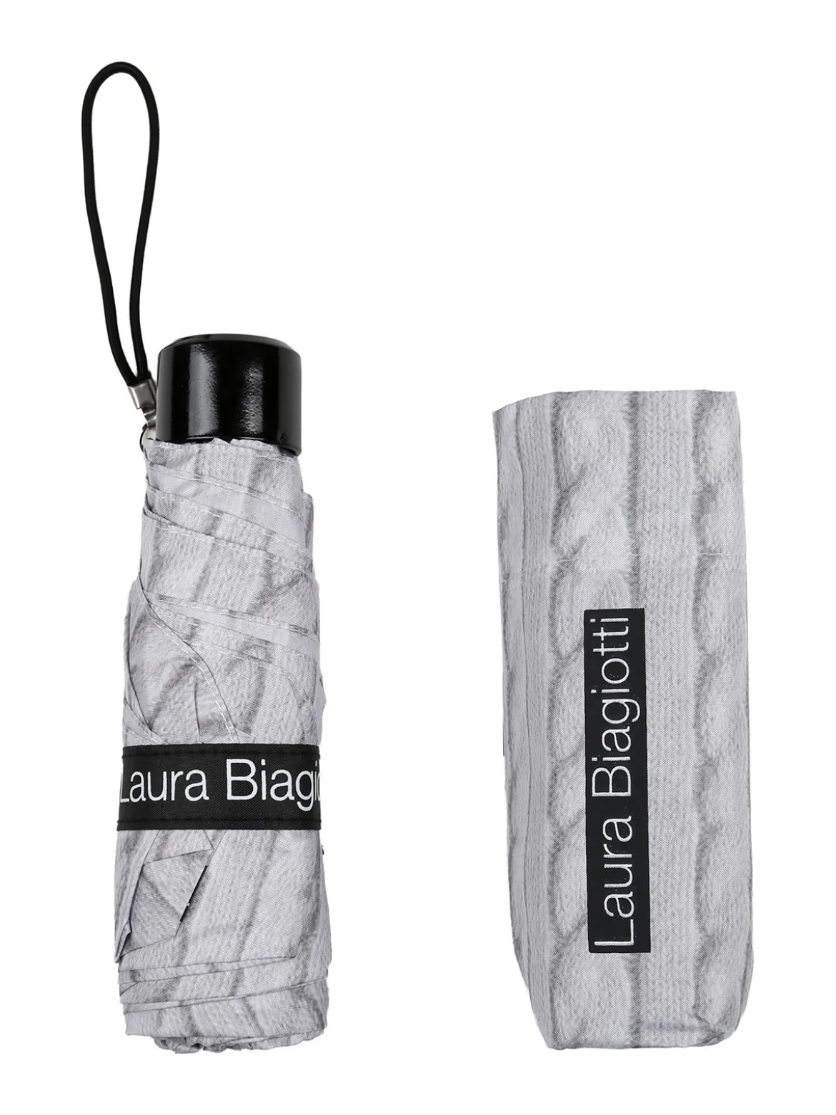Laura Biagiotti Ombrello mini pieghevole - grigio chiaro