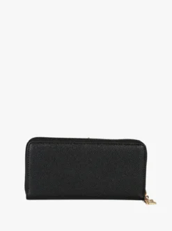 Laura Biagiotti Portafoglio da donna in ecopelle con zip - nero