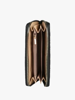 Laura Biagiotti Portafoglio donna in ecopelle con zip - nero