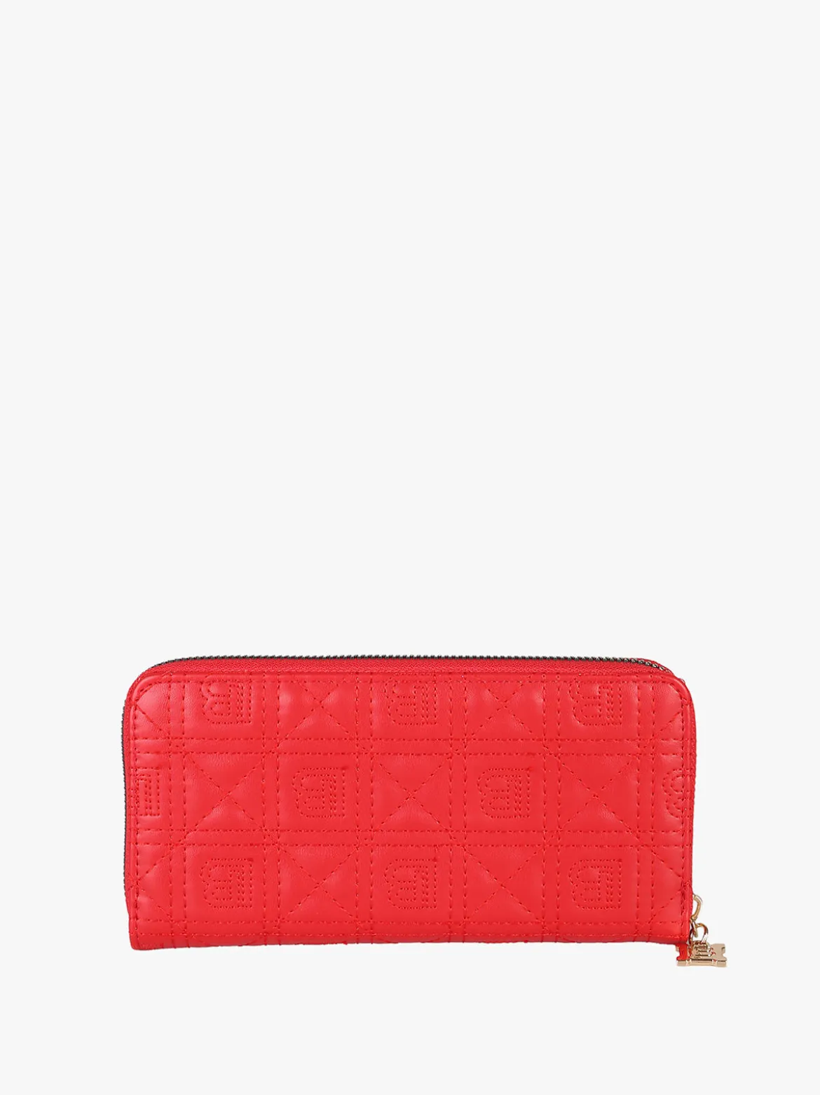 Laura Biagiotti Portafoglio donna in ecopelle con zip - rosso