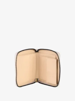 Laura Biagiotti Portafoglio mini da donna zip e logo - naturale