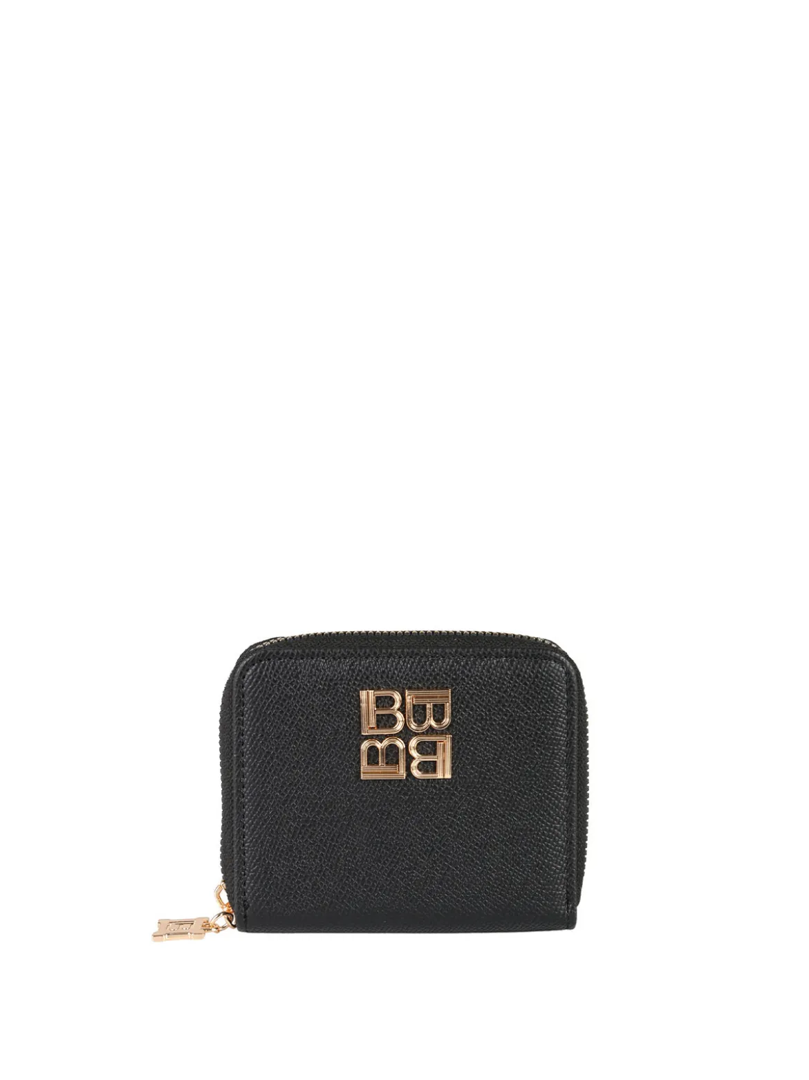 Laura Biagiotti Portafoglio mini da donna zip e logo - nero