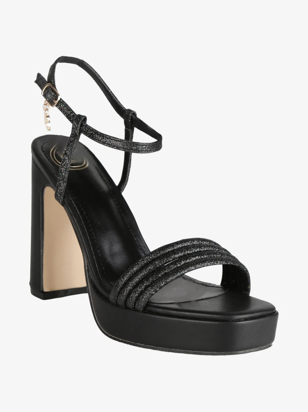 Laura Biagiotti Sandali donna con tacco e glitter