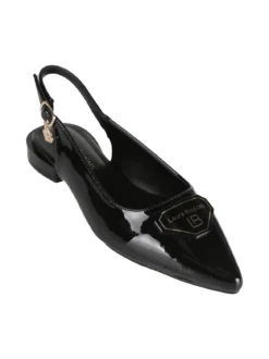 Laura Biagiotti Slingback donna in vernice con cinturino alla caviglia con fibbia