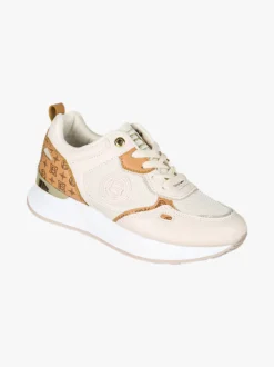 Laura Biagiotti Sneakers casual da donna con platform - beige