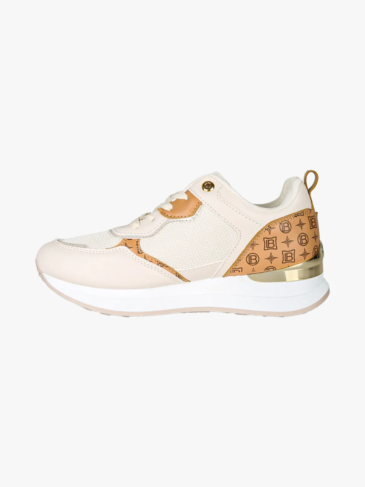 Laura Biagiotti Sneakers casual da donna con platform - beige