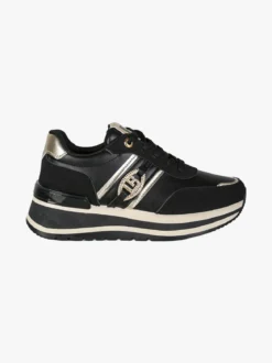 Laura Biagiotti Sneakers donna con dettaglio gioiello e platform - nero