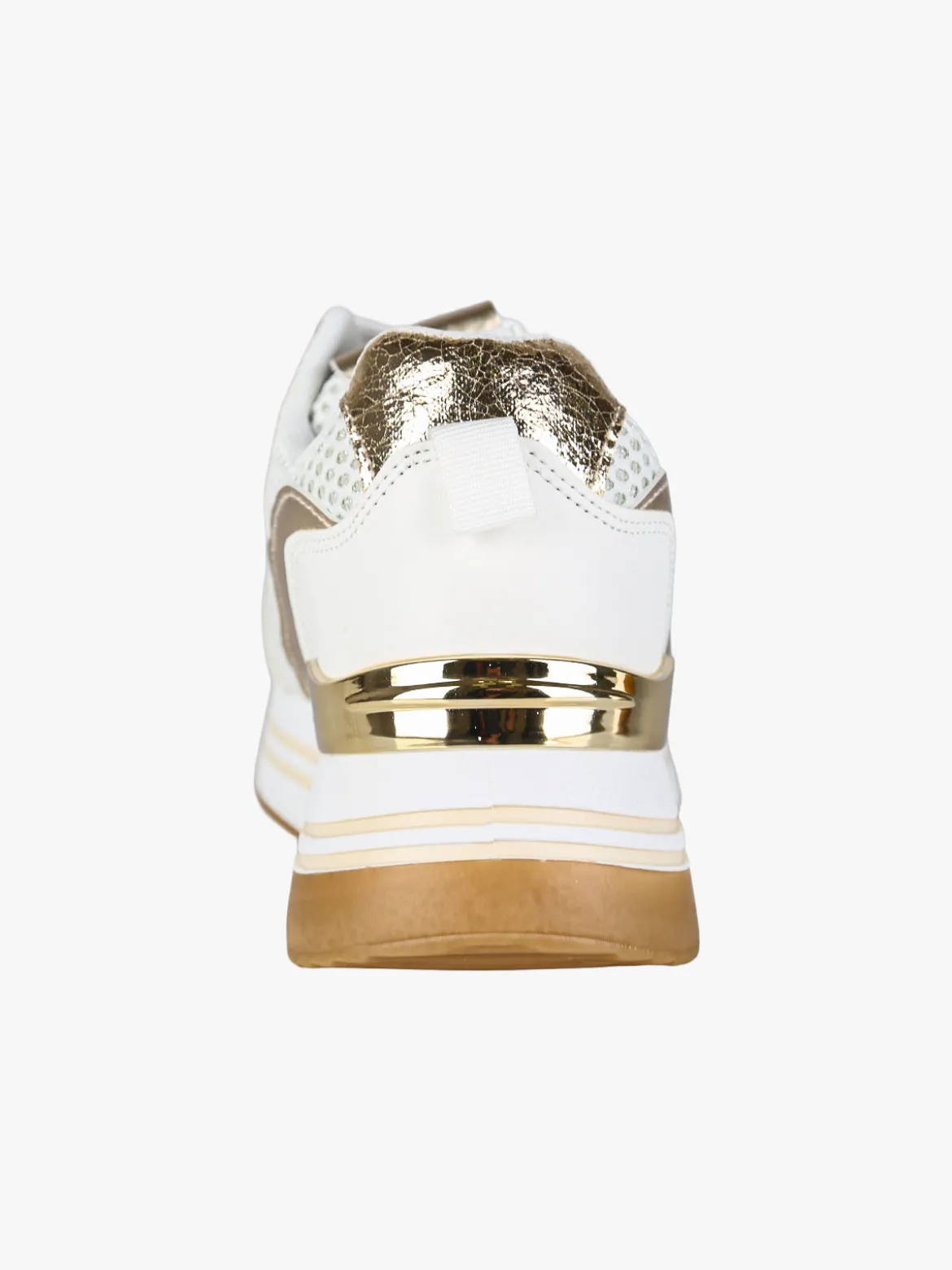 Laura Biagiotti Sneakers donna glitter con platform - bianco