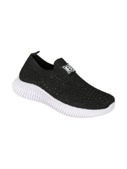 Laura Biagiotti Sneakers donna slip on con borchie - nero