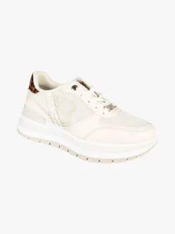 Laura Biagiotti Sneakers donna stringate con platform - beige
