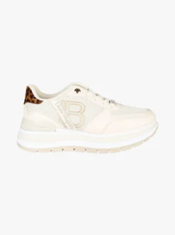 Laura Biagiotti Sneakers donna stringate con platform - beige