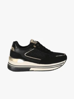 Laura Biagiotti Sneakers donna stringate con platform - nero