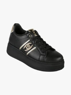 Laura Biagiotti Sneakers donna stringate con platform - nero