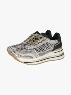 Laura Biagiotti Sneakers donna traforate con platform - nero