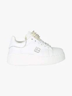 Laura Biagiotti Sneakers gioiello da donna con platform - bianco