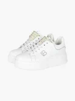 Laura Biagiotti Sneakers gioiello da donna con platform - bianco