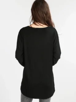 Laura Biagiotti T-shirt da donna lunga con strass