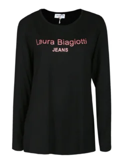 Laura Biagiotti T-shirt da donna lunga con strass