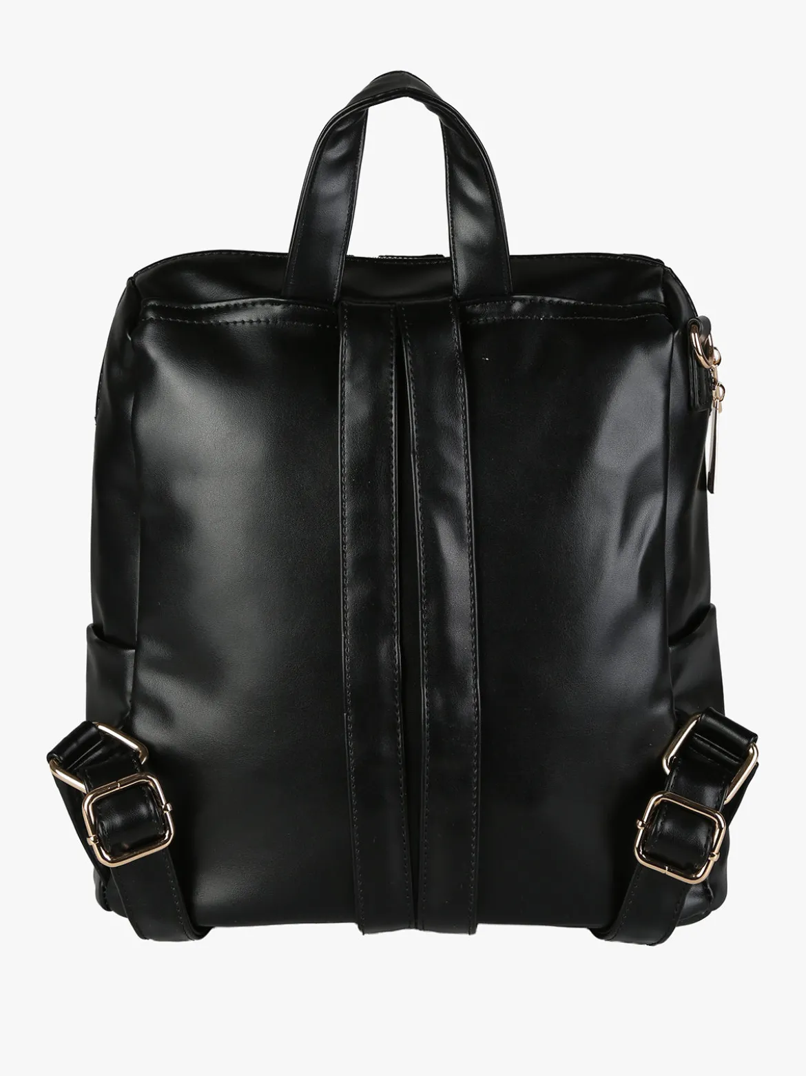 Laura Biagiotti Zaino donna in ecopelle con monogramma - nero