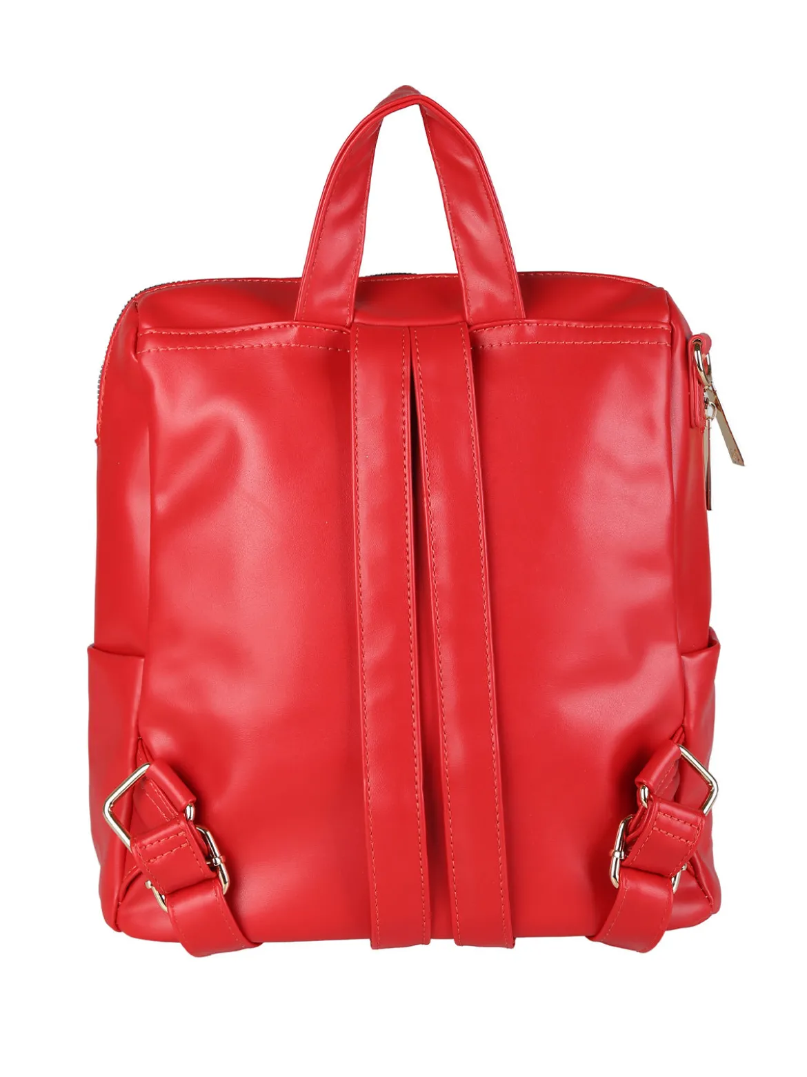 Laura Biagiotti Zaino donna in ecopelle con monogramma - rosso