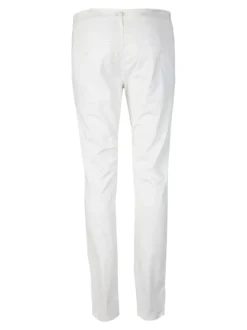 Leeyo Jeans Pantaloni bianchi da uomo in cotone