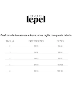 Lepel 270 Reggiseno donna sfoderato senza ferretto coppa C - bianco