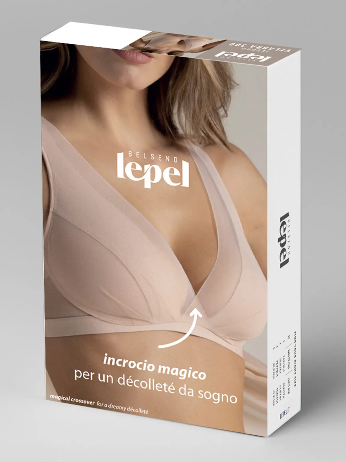 Lepel TESORO VELABRA 300 Reggiseno donna senza ferretto coppa B - cipria