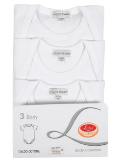 Liabel Body in caldo cotone da neonato confezione 3 pezzi