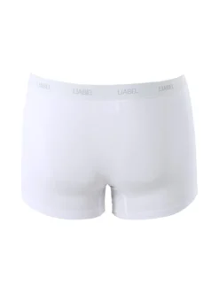 Liabel Boxer da uomo in cotone elasticizzato - bianco