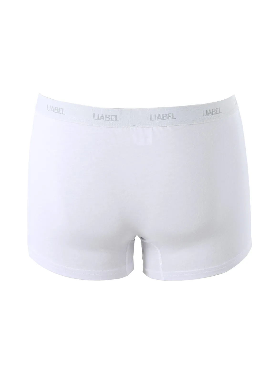 Liabel Boxer da uomo in cotone elasticizzato - bianco