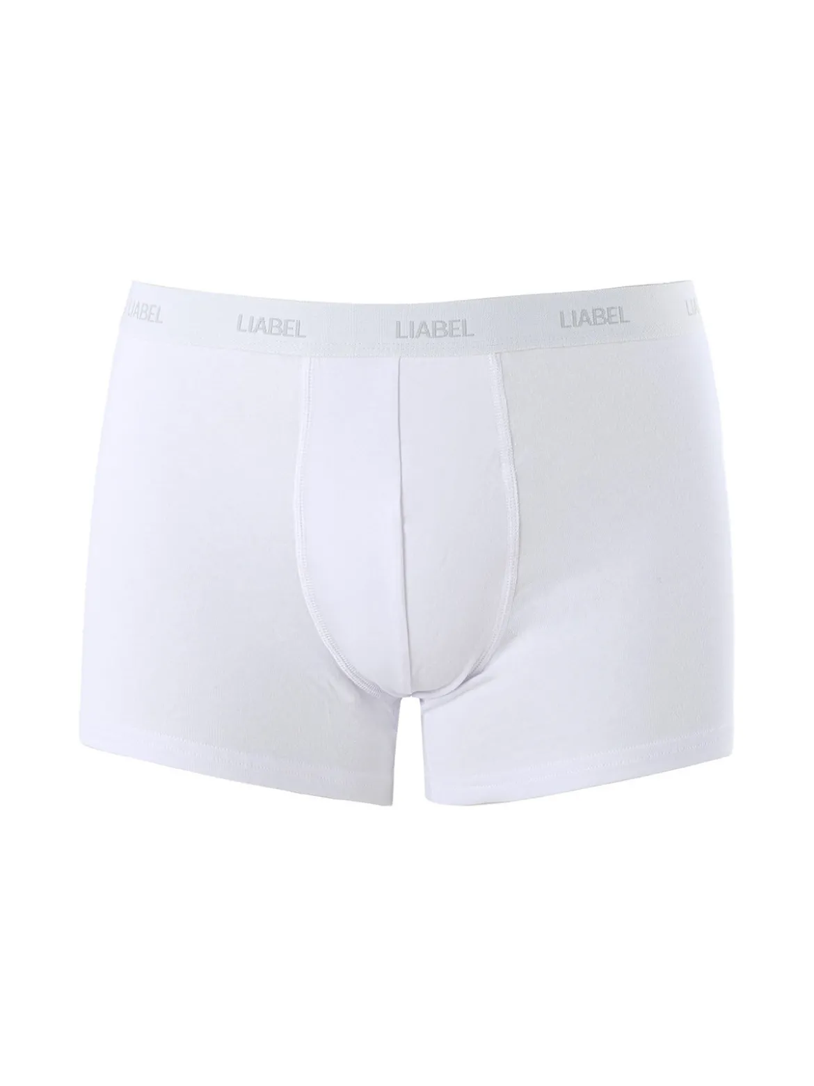 Liabel Boxer da uomo in cotone elasticizzato - bianco