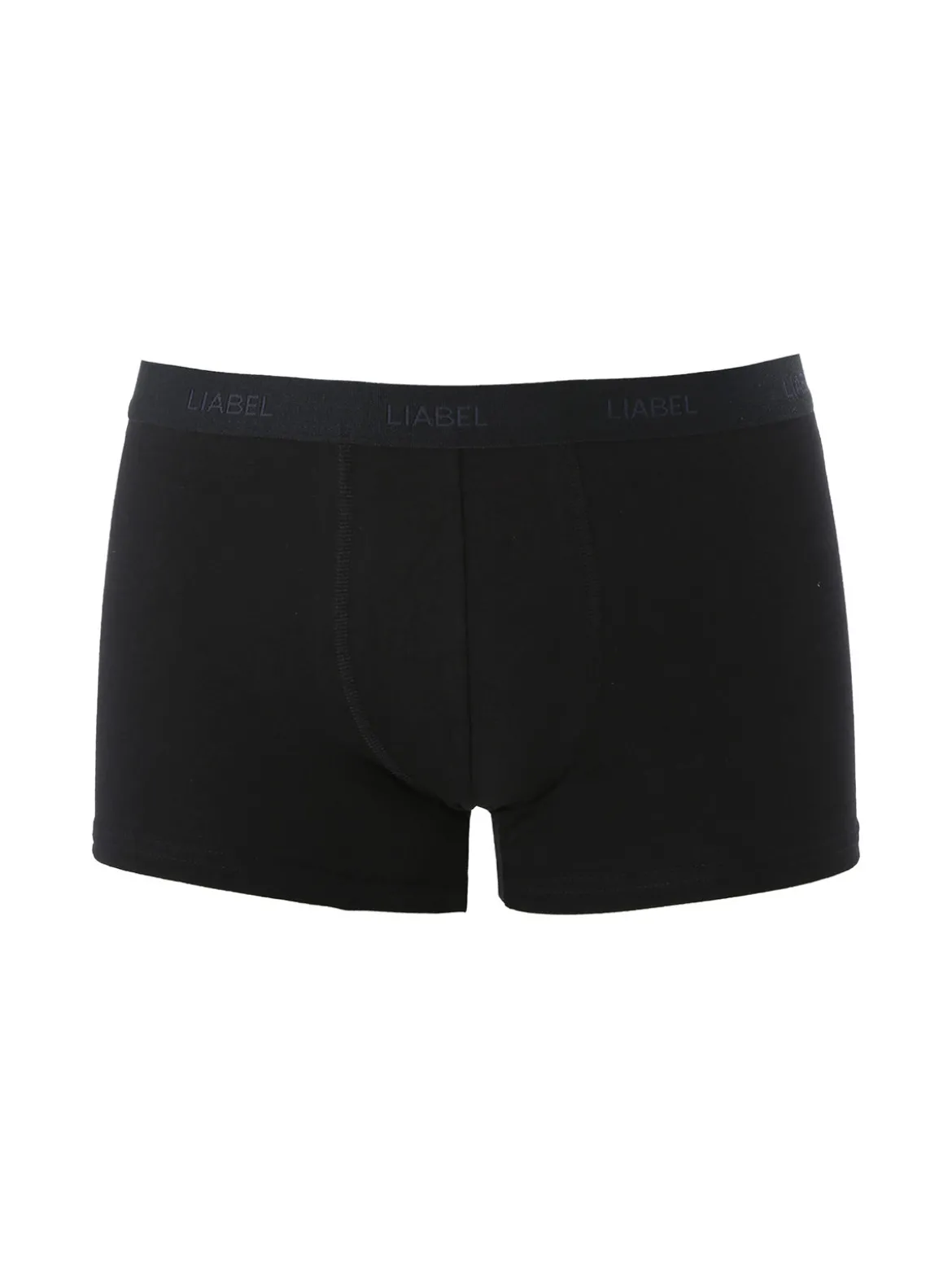 Liabel Boxer da uomo in cotone elasticizzato - nero