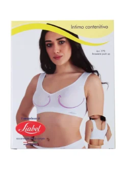 Liabel Brassiere donna push-up in microfibra - bianco