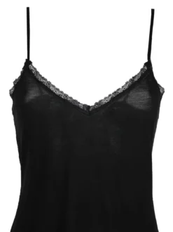Liabel Canotta in pizzo spalline sottili