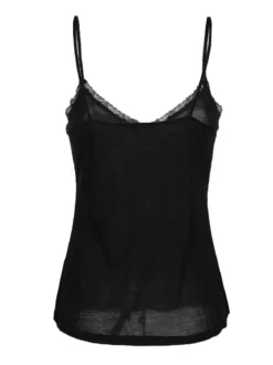 Liabel Canotta in pizzo spalline sottili